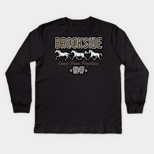 Brookside  ( Dark Option) Kids Long Sleeve T-Shirt